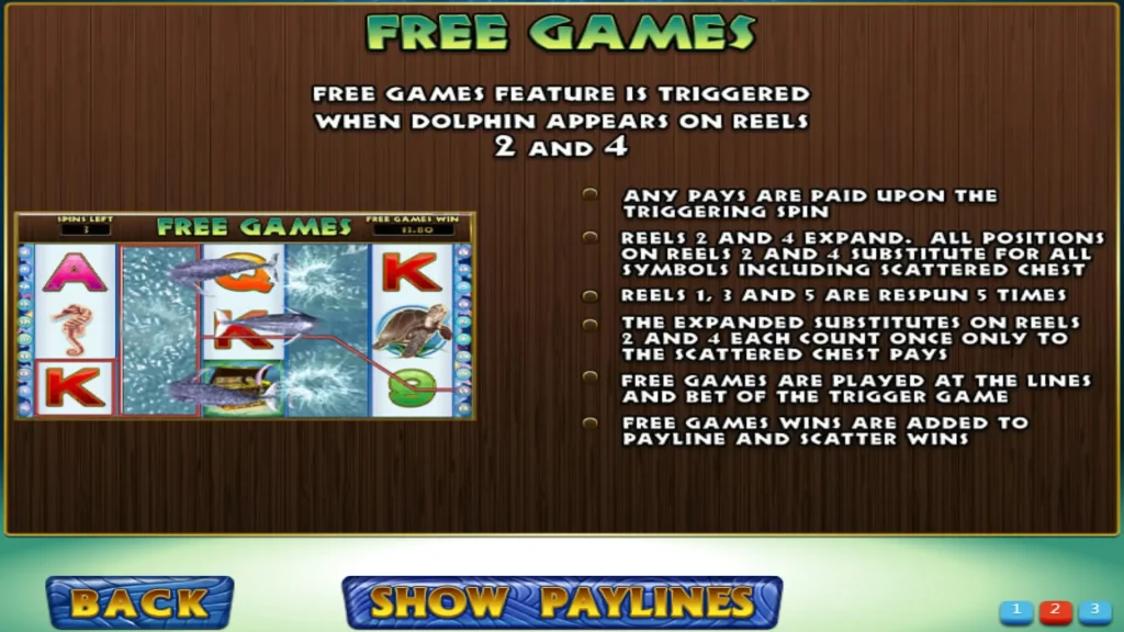 Dolphin Reef Free Spin Bonus